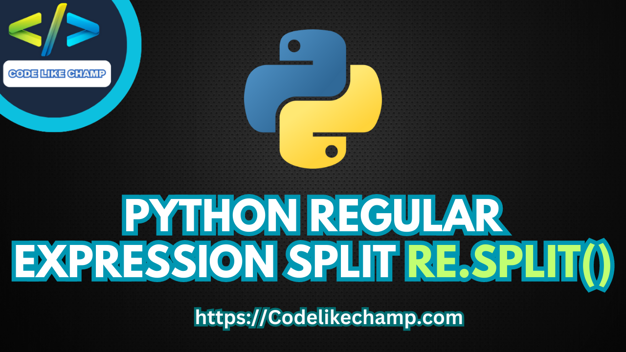 Python Regular Expression Split