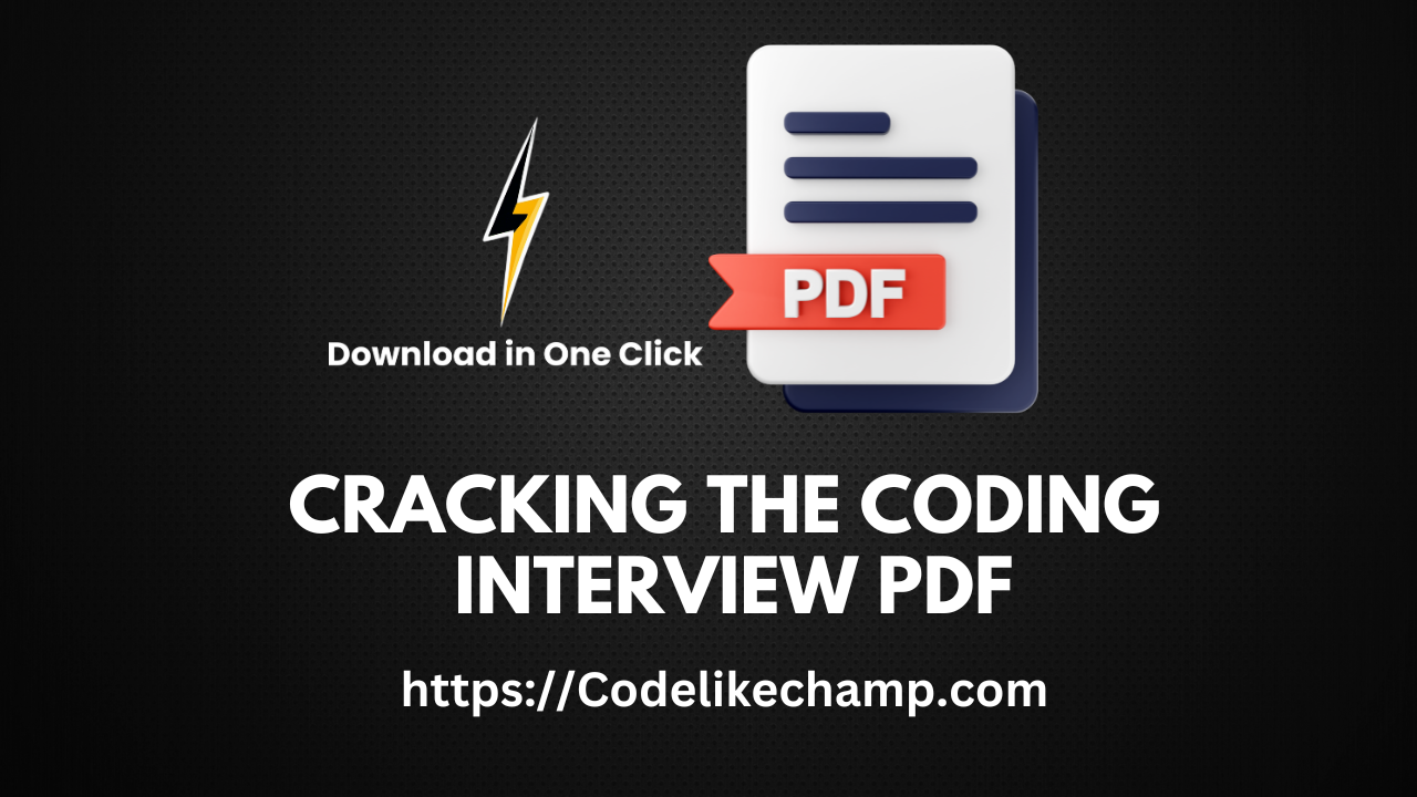 Cracking the coding interview pdf
