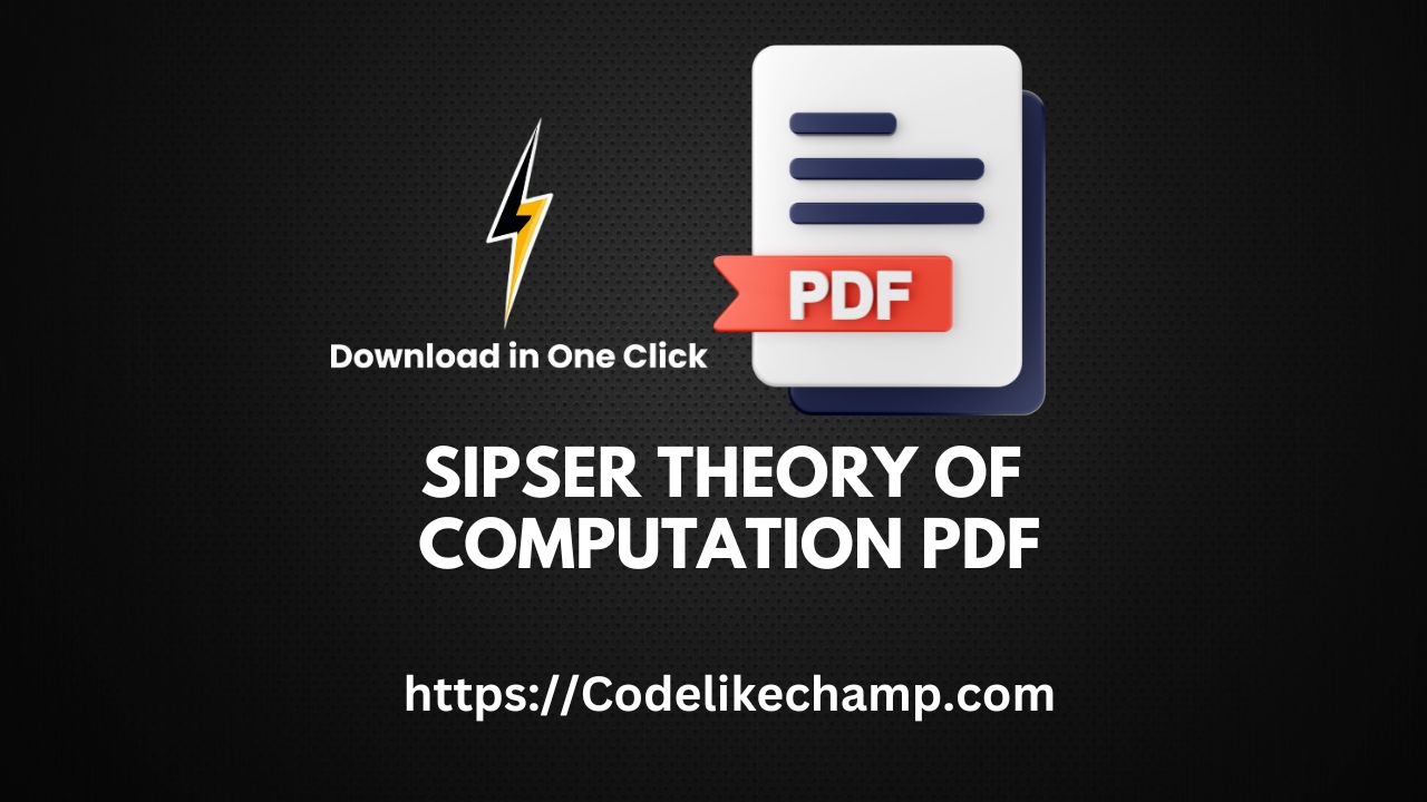 sipser theory of computation pdf